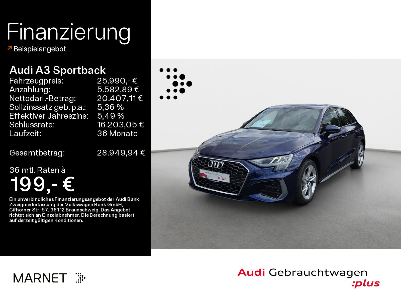 Audi A3 Sportback 35 TFSI S line*Navi*Alu*Audi Connec