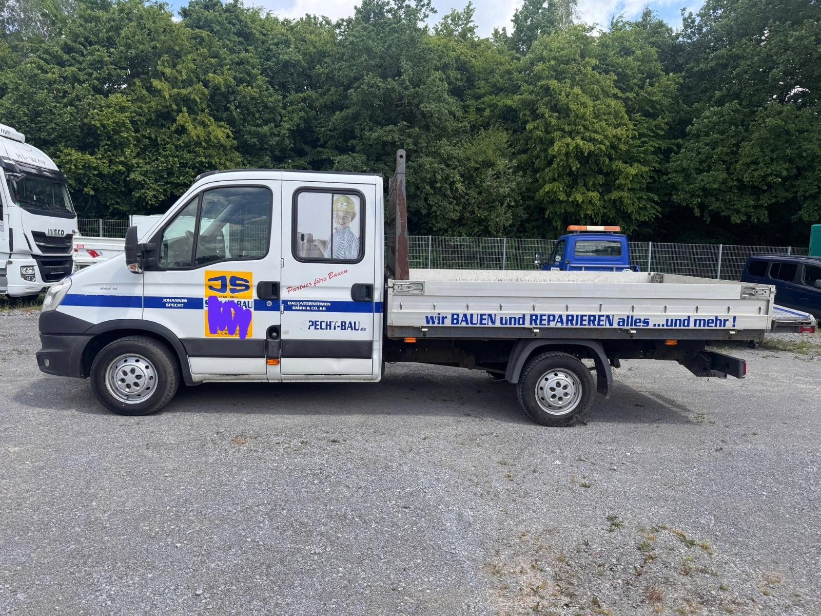 Iveco 35S13 Pritsche L3,40 m - DoKa 7 Sitzer-Sthz-AHK