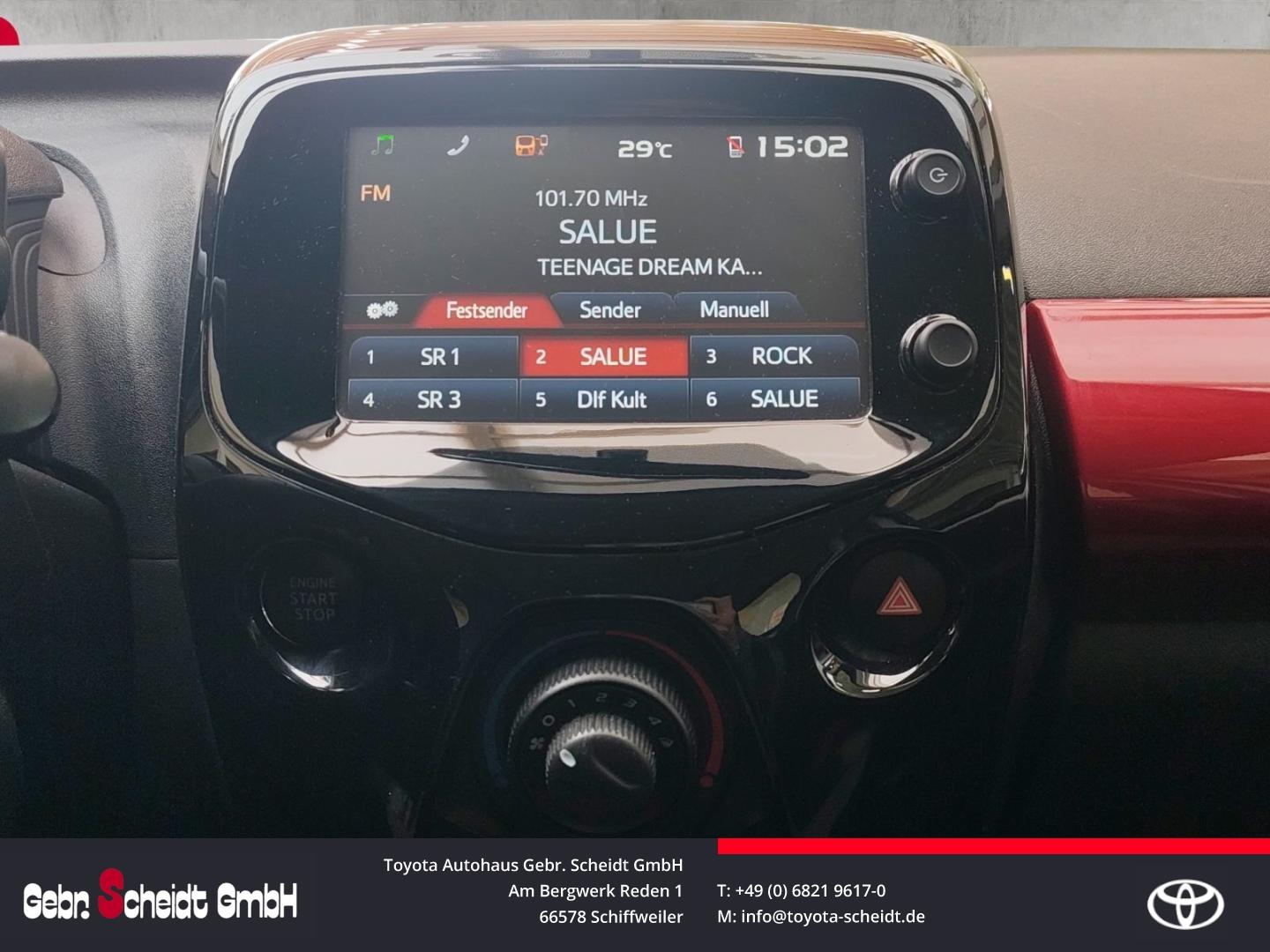 Toyota Aygo X-Pose Faltdach Rückfahrkamera Klimaanlage 