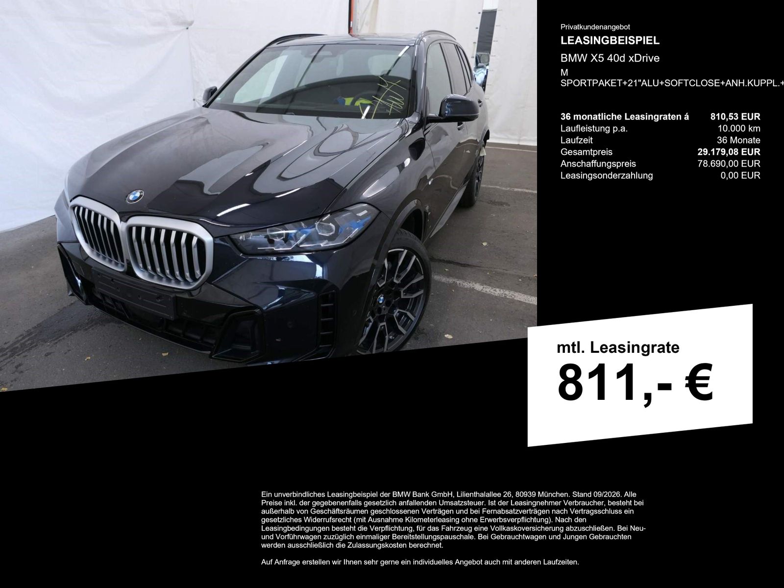 BMW X5 40d xDrive M SPORTPAKET+21"ALU+SOFTCLOSE+ANH. imagem 3