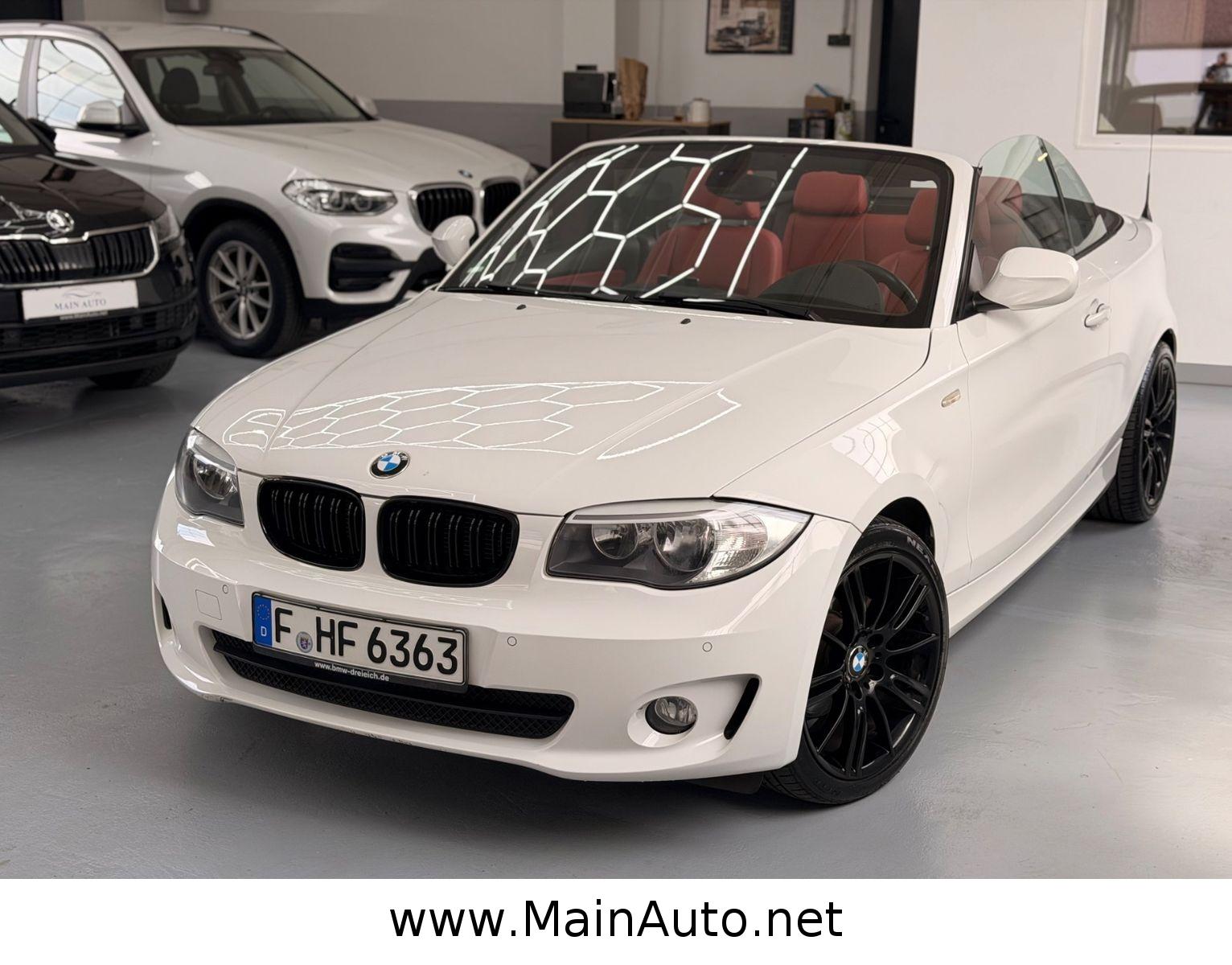 BMW 118d Cabrio SportSitze/LederRot/Multi/NAVI