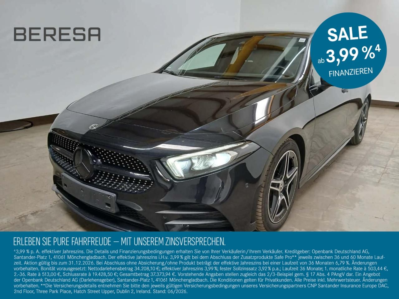 MERCEDES-BENZ A 250 AMG Night LED Kamera Ambiente Sportsitze