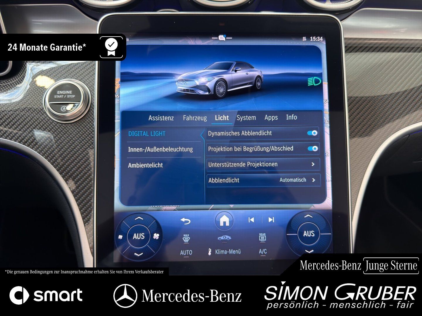 Fahrzeugabbildung Mercedes-Benz CLE 300 4M Cabrio AMG Night HUD Burm Sitzklima