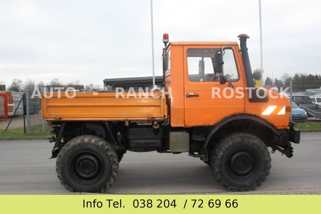 Unimog U1000 424 4X4 3seiten Kipper+Schiebeschild+Zafw