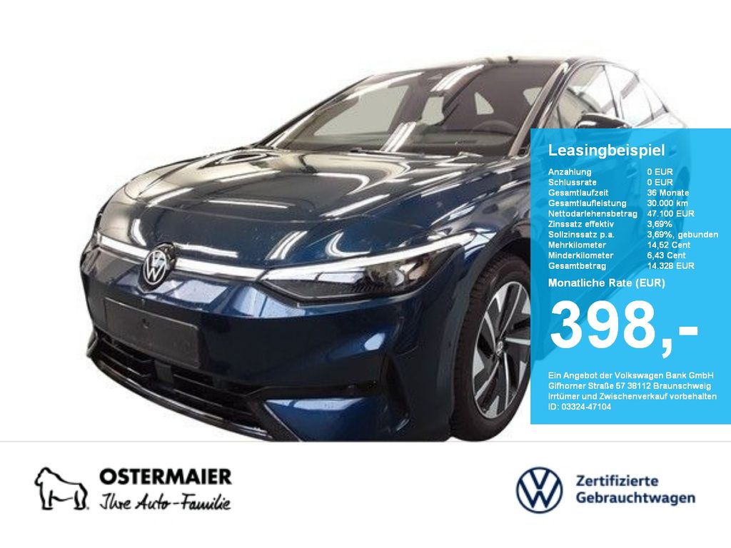 Volkswagen ID.7 PRO BLACK STYLE 286PS NP.74T ACC.5J-G.WÄRME