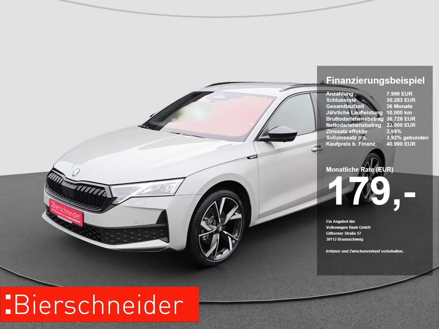Skoda Octavia Combi 2.0 TSI DSG Sportline NAV 360 LED