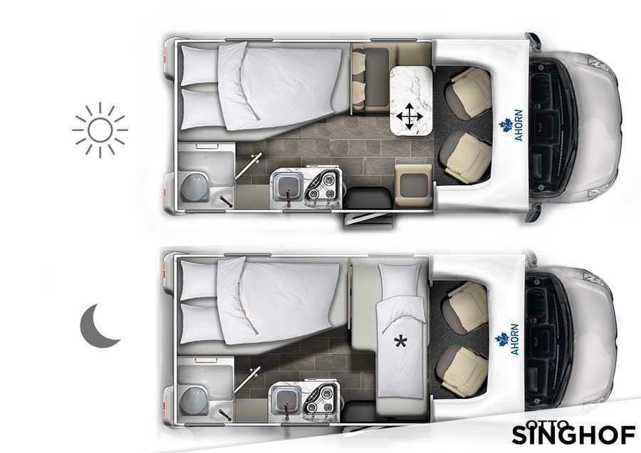 Fahrzeugabbildung Ahorn Camp T 590 Plus Mj 22/23 +Markise+RFK+Klima