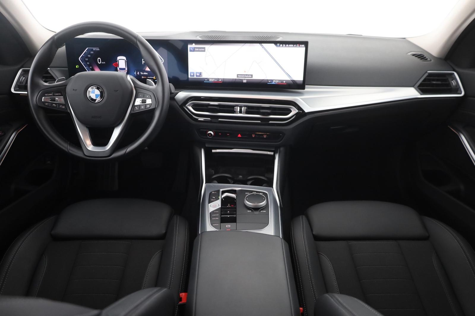 BMW 3 Series i Touring LED Navi Teilleder AHK Totwinkel, миниатюра 9