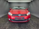 Volkswagen Golf VI 2.0 TDI Cabriolet , AUTOMATIK, LEDER,PDC - : Rot, Cabrio