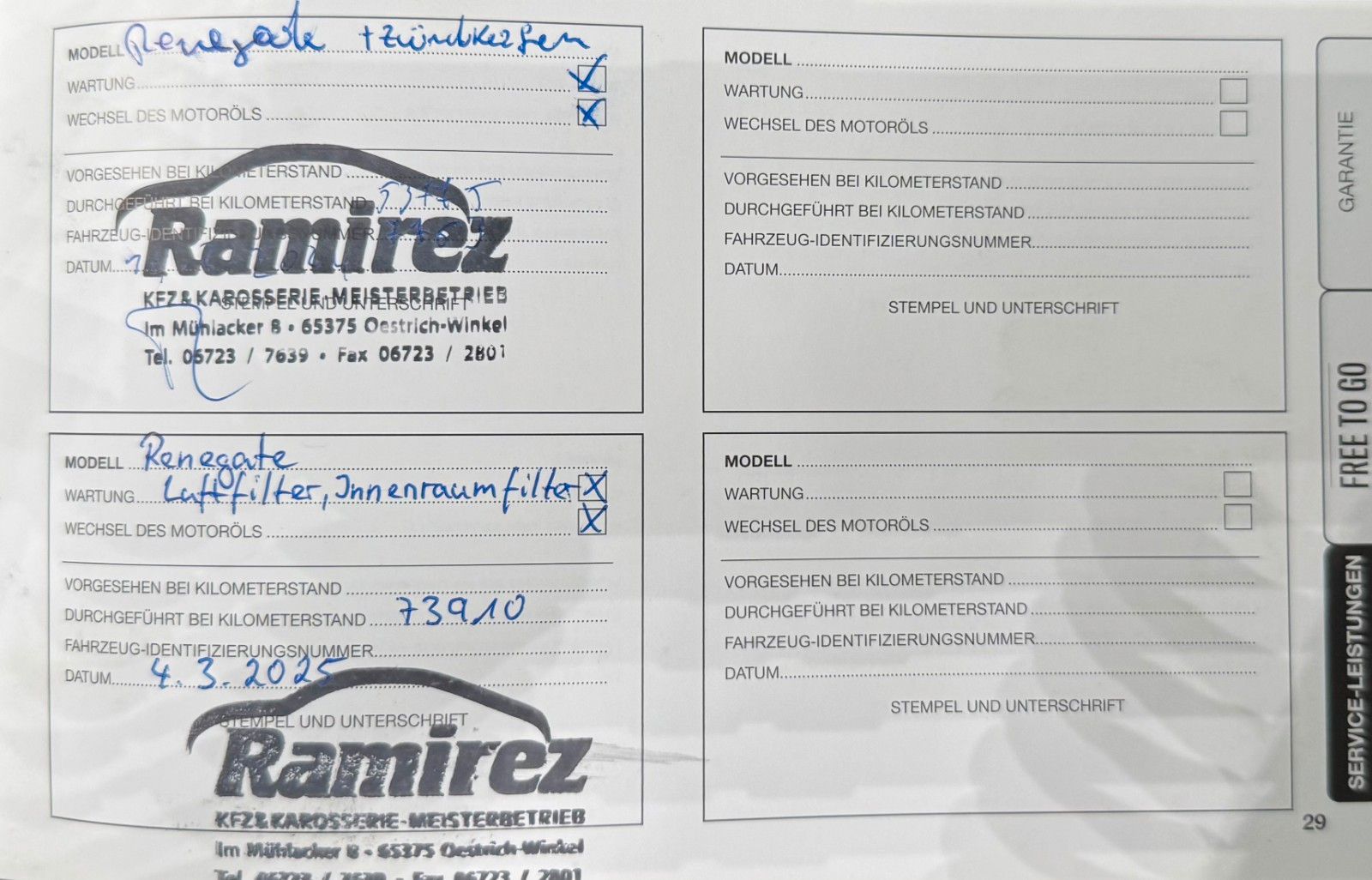 Fahrzeugabbildung Jeep Renegade Limited S 4WD Technologie-Paket