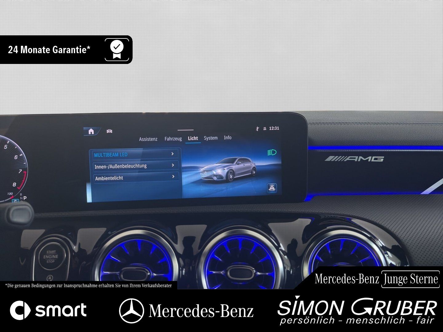 Fahrzeugabbildung Mercedes-Benz A 45 S 4M AMG Pano Leder HUD Burm MBeam Driver 3