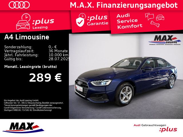 A4 Limousine 35 TFSI STRONIC LED+NAV+TEMPO+SITZH