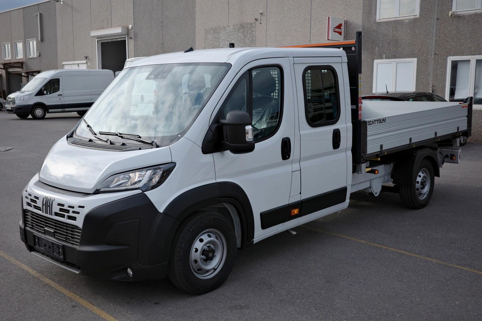 Fiat Ducato 35H Cabinato L4 DoKa 3-Seiten-Kipper 140