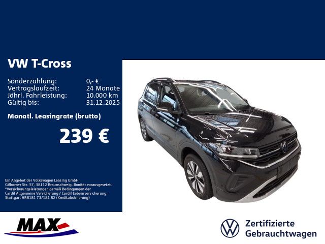 T-Cross 1.0 TSI DSG GOAL LED+APP+NAV+ACC+ALU+SHZ