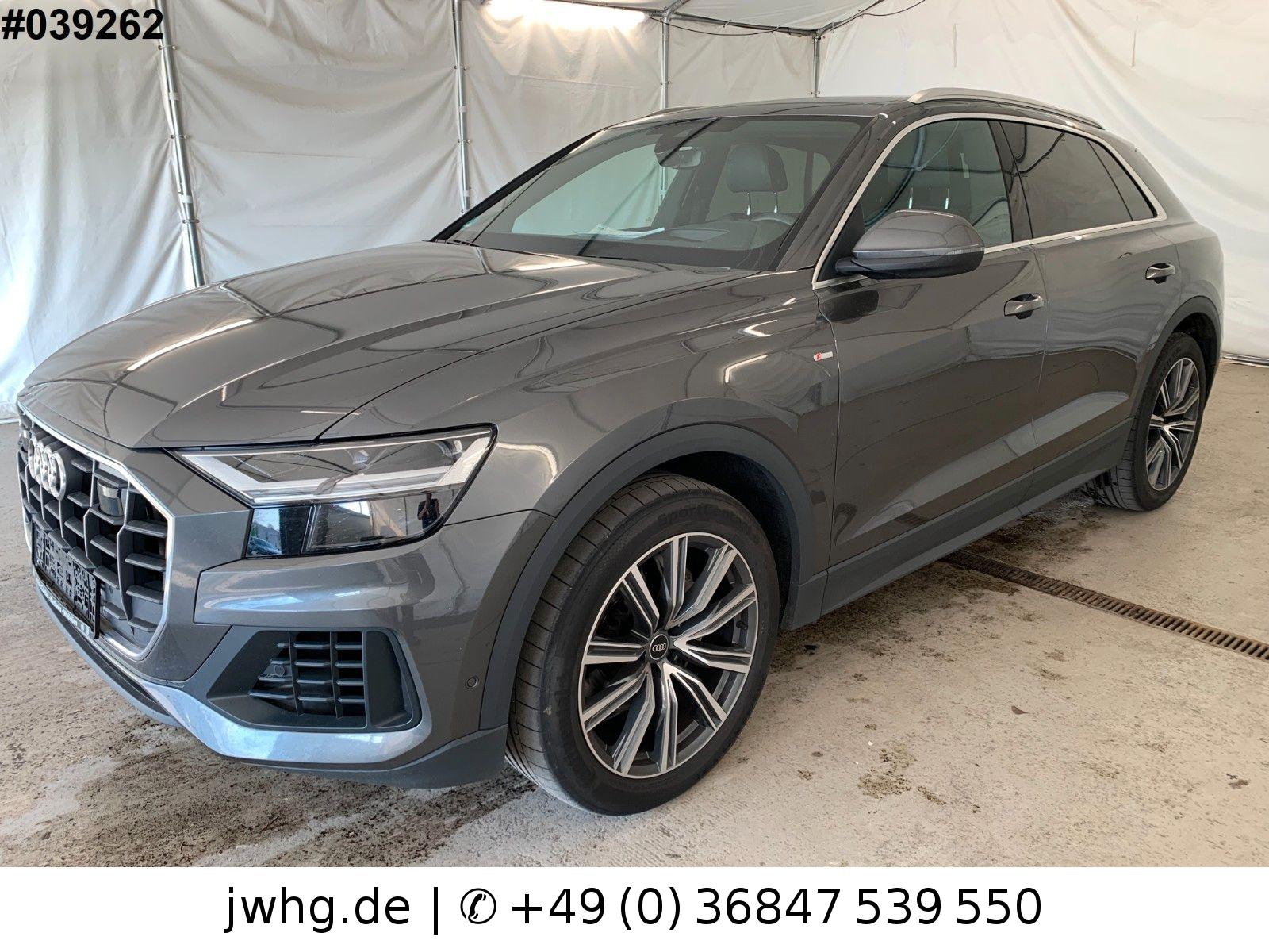 Audi Q8 55TFSI Quattro S-Line|ACC|VCockp|HUD|Memo|21″