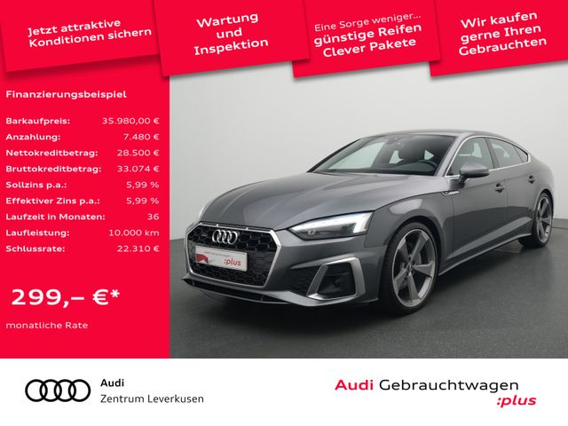 Audi A5 Sportback 45 TDI quattro S line NAVI AHK LED