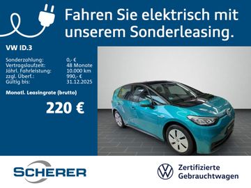 Volkswagen Leasingangebot: Volkswagen ID.3 110 kW 45 kWh *Pure Perform. City* Navi ACC