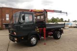 Mercedes-Benz 814 Meiller 6-Zyl*Palfinger PK5800*H-Kennzeichen - Mercedes-Benz Diesel Dreiseitenkipper 814