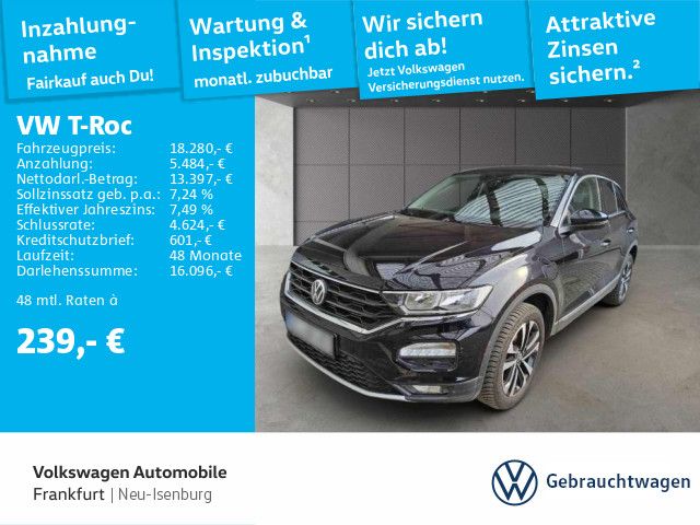 Volkswagen T-Roc 1.0 TSI United Navi LED-Tagfahrlicht Kllim