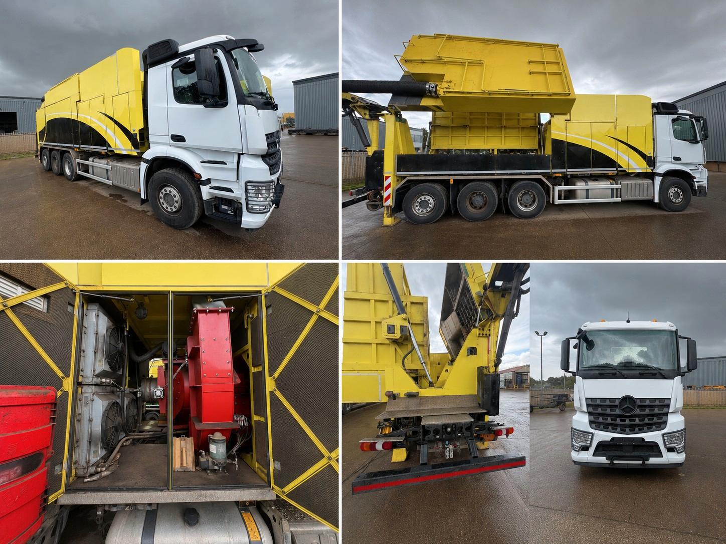 Mercedes-Benz Arocs 3251 8x4 Tridem MTS DINO 12 Saugbagger
