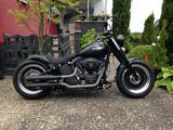 Harley-Davidson Fat Boy Custom mit Jekill & Hyde Auspuff - Harley-Davidson Motorräder in Mannheim
