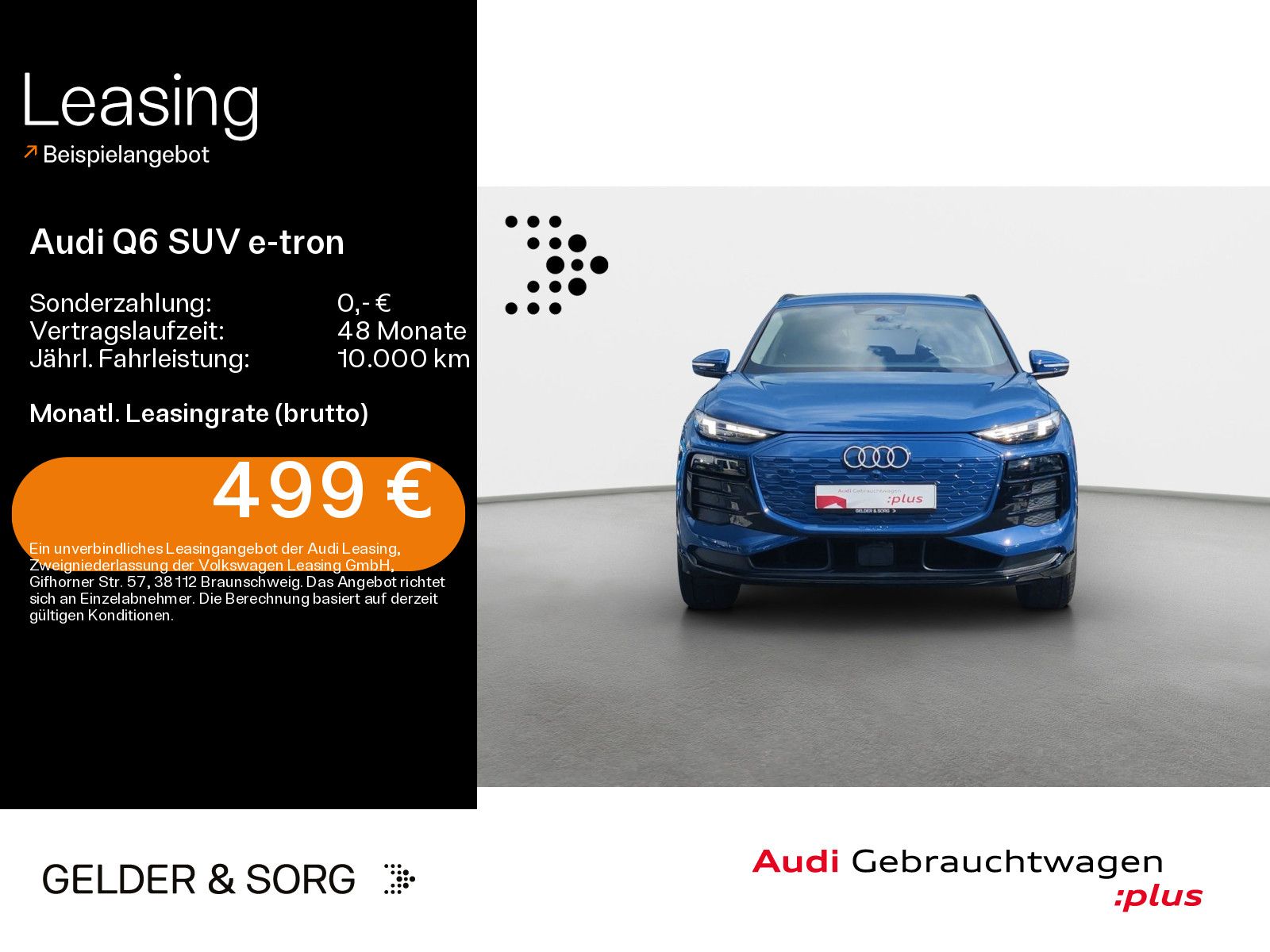 Audi Q6 SUV e-tron 518km/WLTP*Tech*LED*AHK*ACC*360°