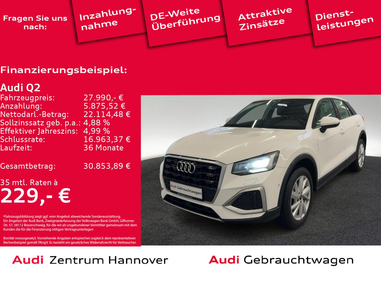 Audi Q2 40 TFSI quattro advanced virtual AHK Sonos