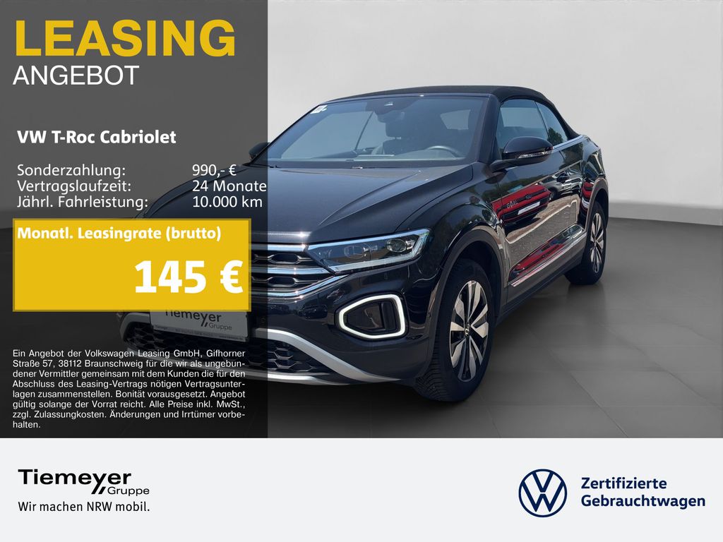 T-Roc Cabrio 1.0 TSI GOAL NAVI KAMERA APP-CON