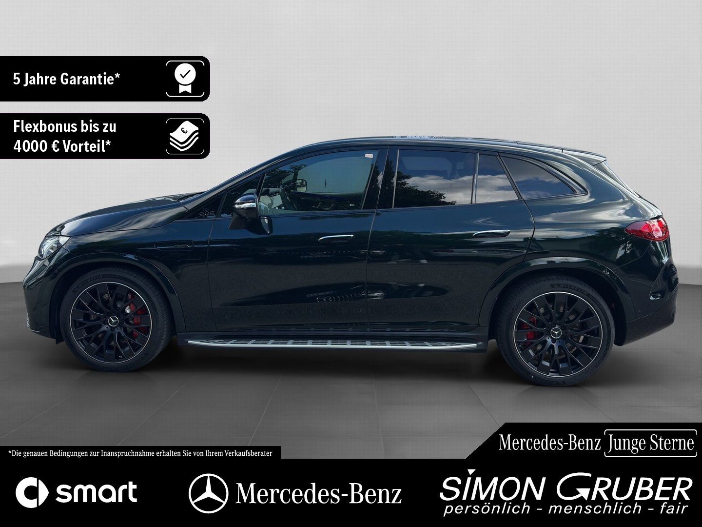 Fahrzeugabbildung Mercedes-Benz EQE 43 4M SUV AMG Night I+II HUD Hyper AHK