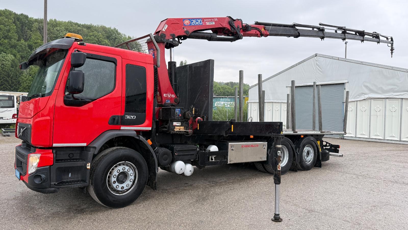 Volvo FE 320 6x2 Lift+Lenk + HMF 2620K Bj2018