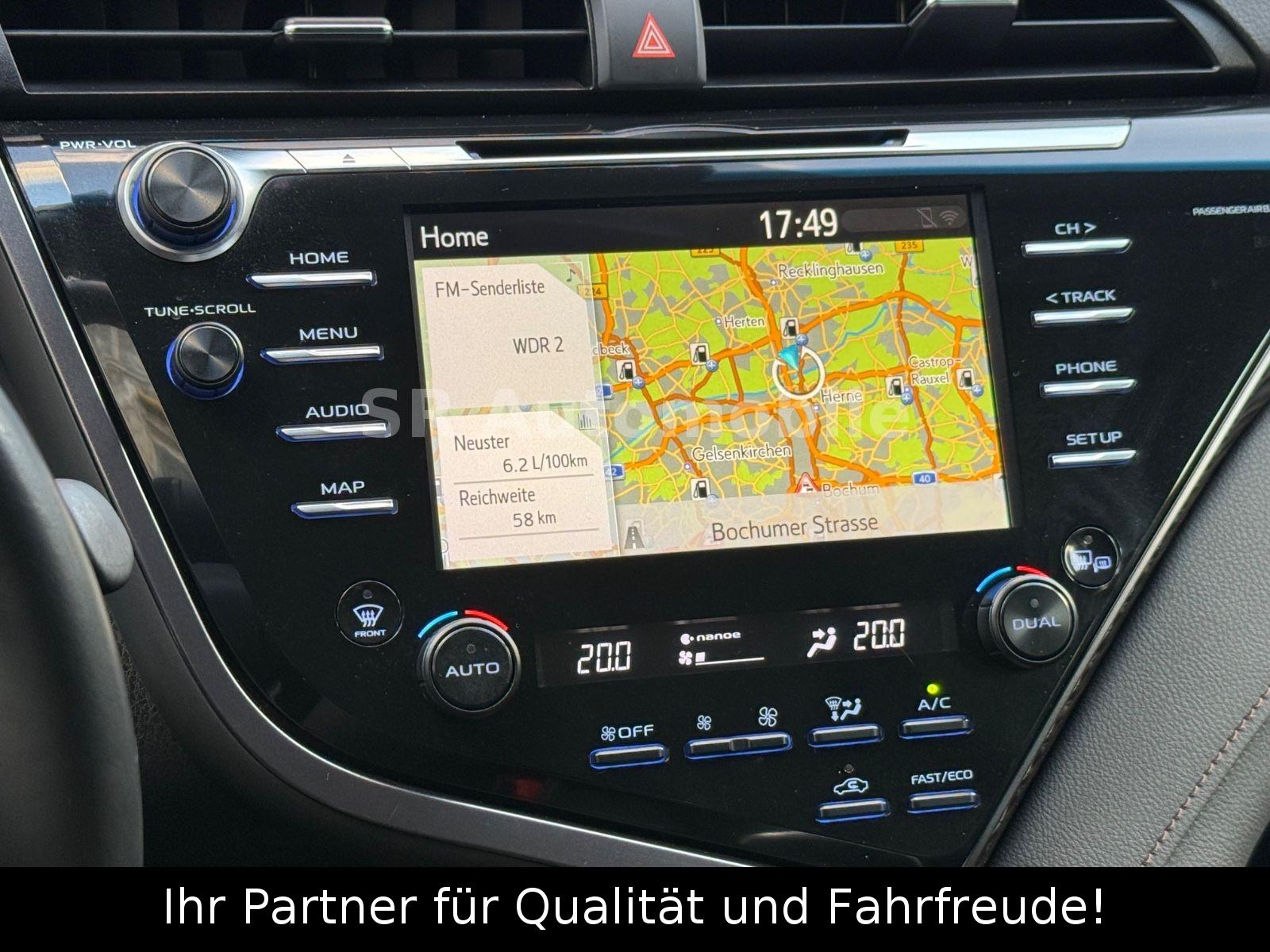 TOYOTA CAMRY HYBRID EXECUTIVE 2.5 218ch - SIÈGES CHAUFFANTS CUIR - GPS - RÉGULATEUR ADAPTATIF ACC - CAMÉRA DE RECUL