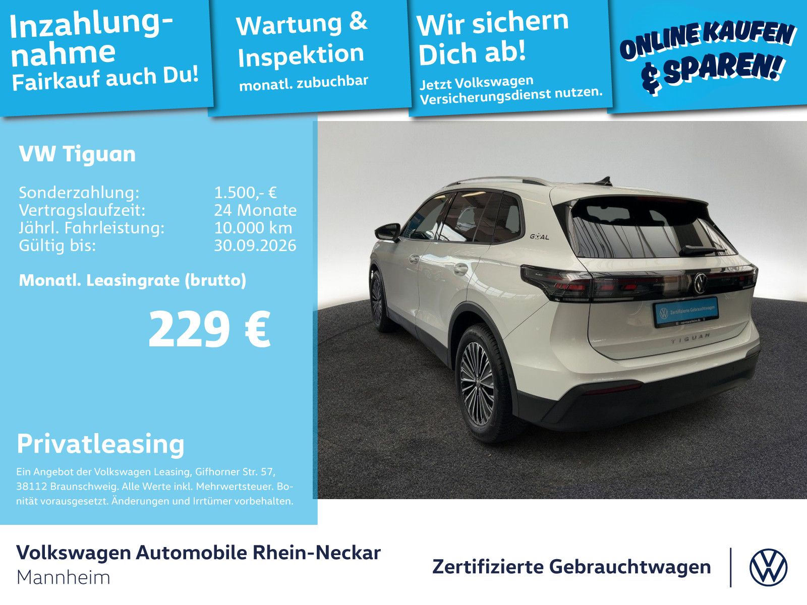 Volkswagen Tiguan Goal 2.0 TDI Automatik Navi LED AHK Kamer foto 2