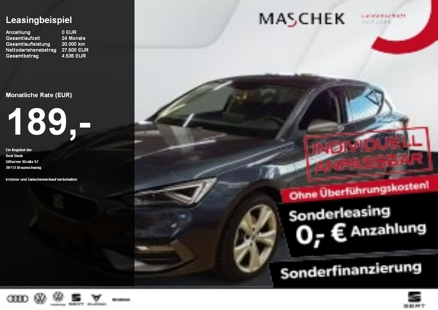Seat Leon FR 1.5 eTSI DSG Matrix Navi ACC RearView Si