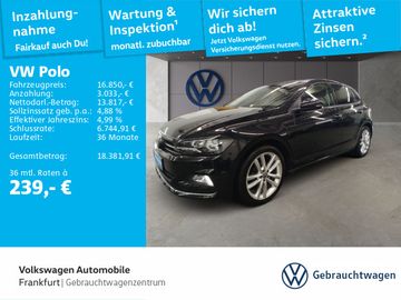 Volkswagen Leasingangebot: Volkswagen Polo 1.0 TSI DSG Highline Navi FrontAssist DAB+