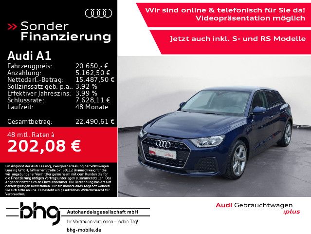 AUDI A1 25 TFSI Sportback advanced Sitzheizung