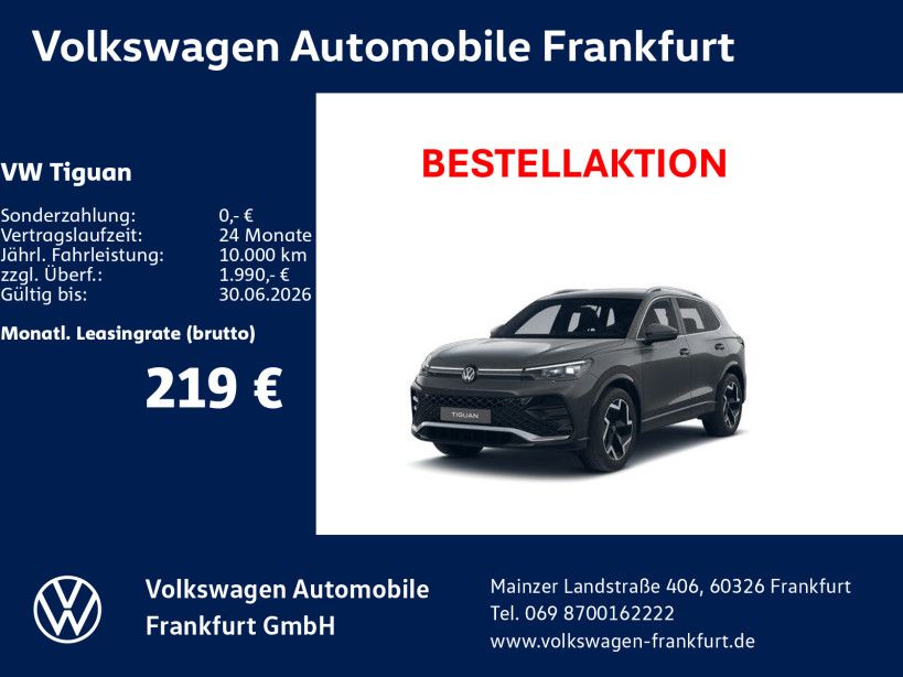 Volkswagen Tiguan R-Line 1,5 l eTSI OPF 110 kW (150 PS) 7-G