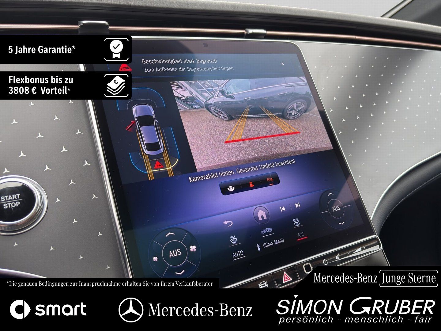 Fahrzeugabbildung Mercedes-Benz EQE 300 Electric Art Pano LED Guard 360 Kamera