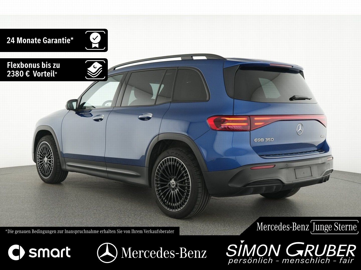 Fahrzeugabbildung Mercedes-Benz EQB 350 4M AMG Night Pano Burm Ambi HUD 360 ACC