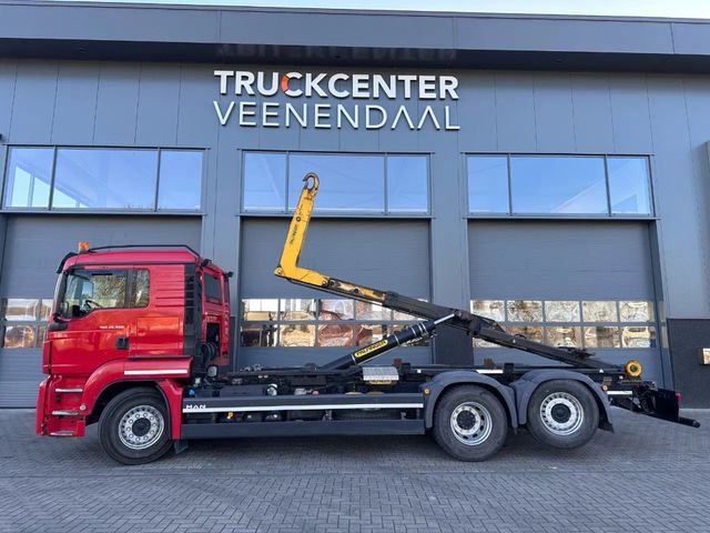 MAN TGS 26.460 / 6X2 / PALFINGER HAAKARM / STUURAS /