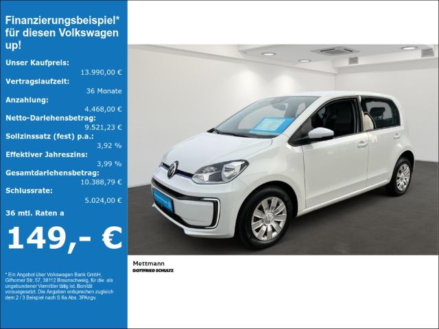 Volkswagen up! e-WSS-beheizbar KLIMA SHZ DAB ZV