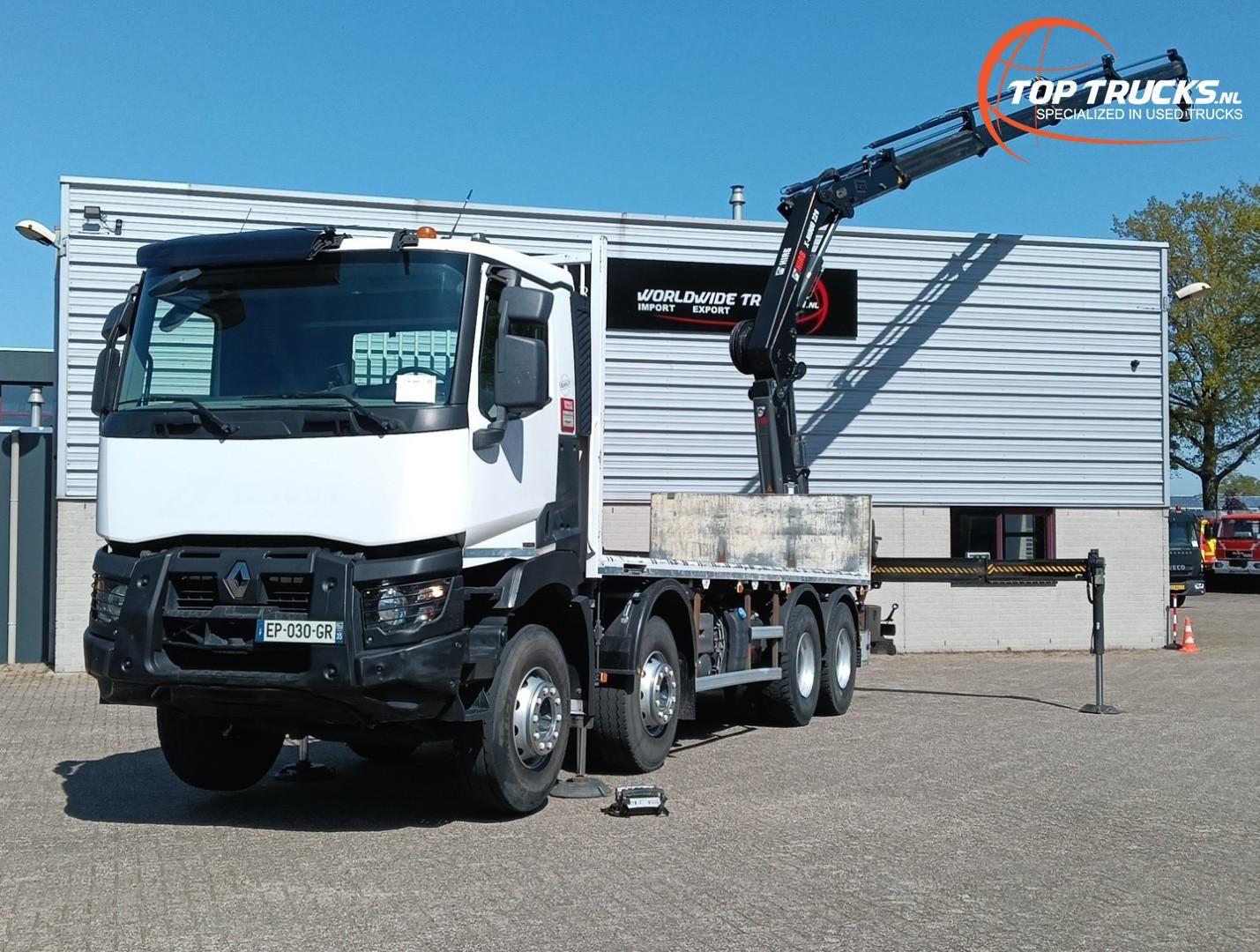 Renault C430 8x4 - HIAB 22TM Kran, Kran, Kran - Klimatis