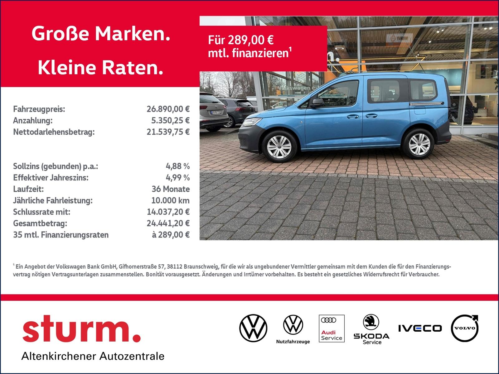 Volkswagen Caddy 2.0TDI DSG *Navi, LED, Standheizung*