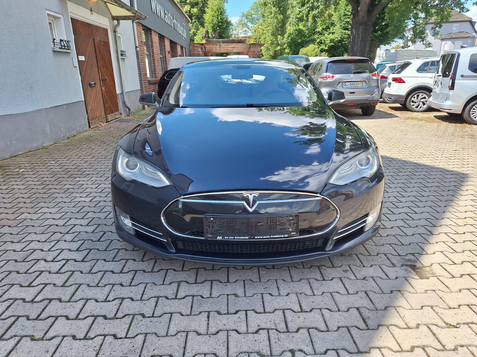 Tesla Model S P85 | 367 ch | BVA | Batterie SOH 93 % | Toit panoramique | Suspension pneumatique | Cuir | GPS