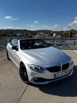BMW 435i xdrive Cabrio, Scheckheftgepflegt, TÜV neu - silberne BMW 435
