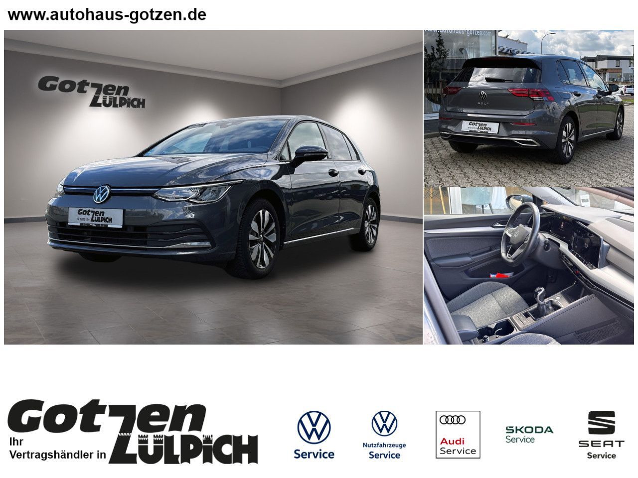Fahrzeugabbildung Volkswagen Golf VIII Move1,5TSI Navi ACC Light Assis LED