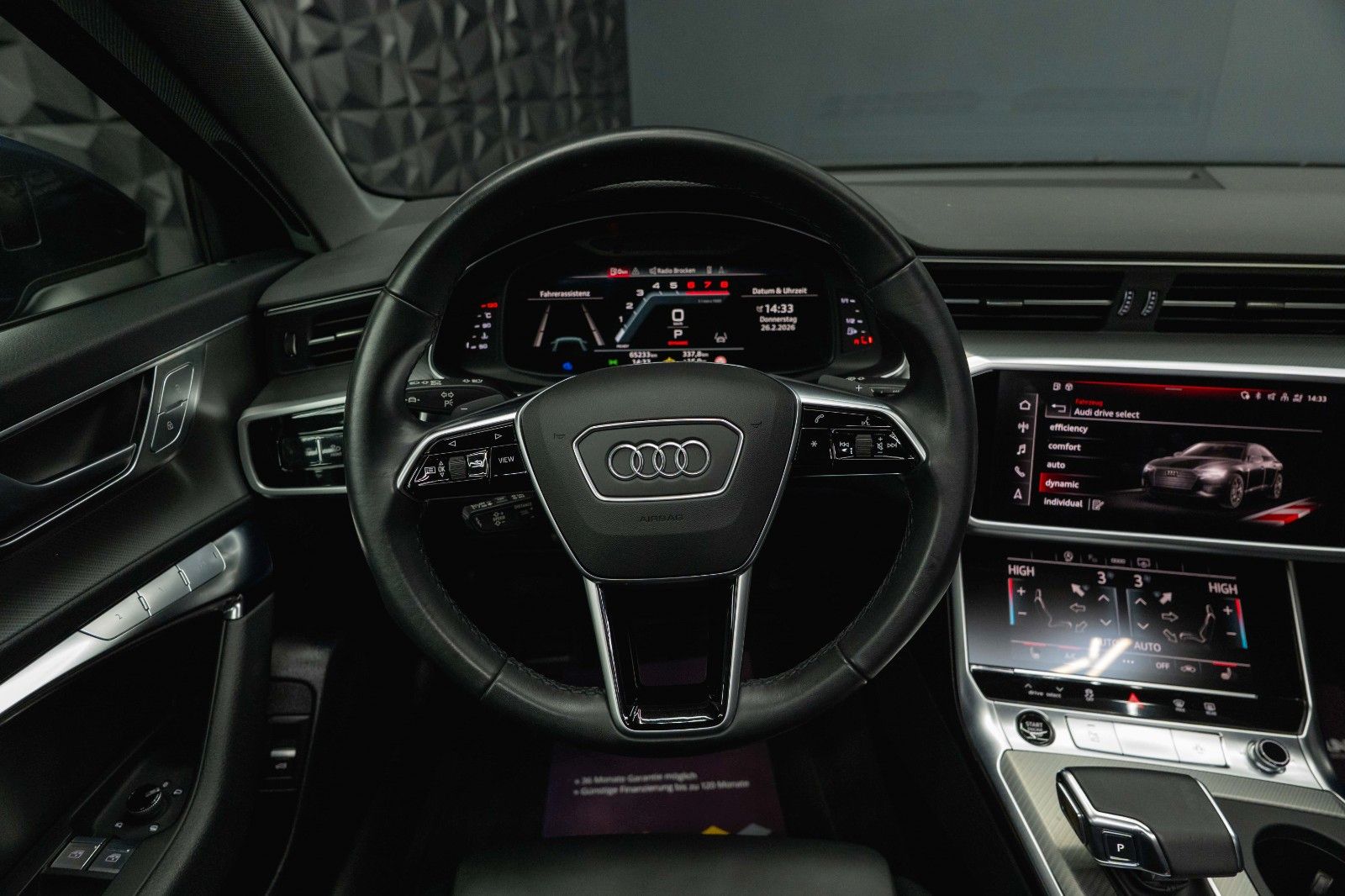 Fahrzeugabbildung Audi A6 55 TFSI quattro S-Line Sport Black Design ACC