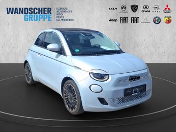 Fiat 500 e la Prima Cabrio 360+Kam.+KeyLess+Navi+SHZ
