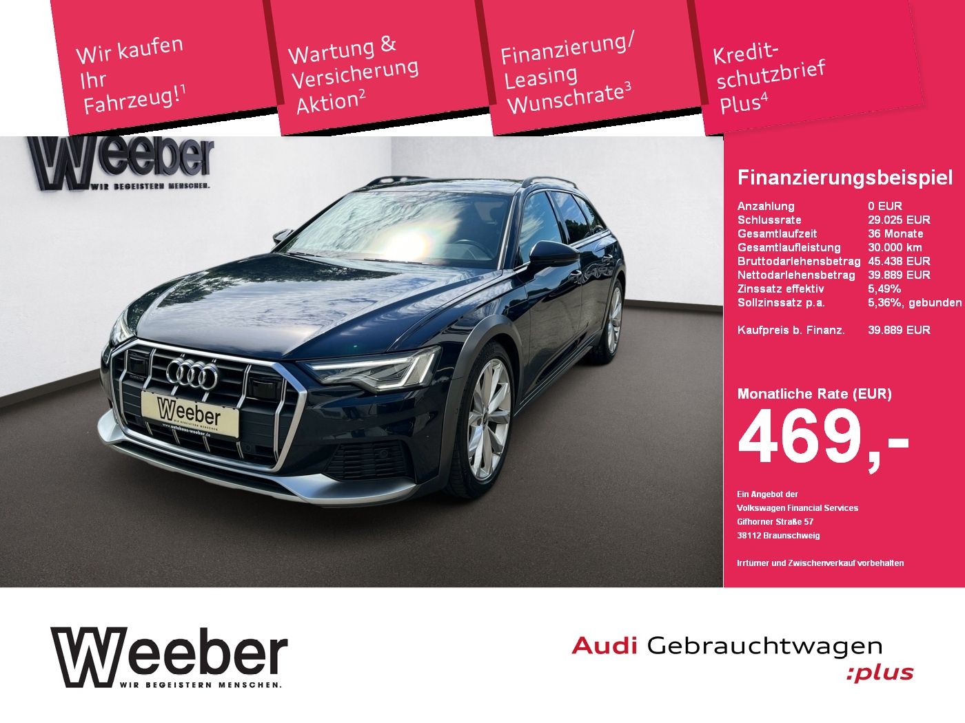 Audi A6 Allroad quattro *MATRIX*AHK*PANO*KAMERA*20 LM