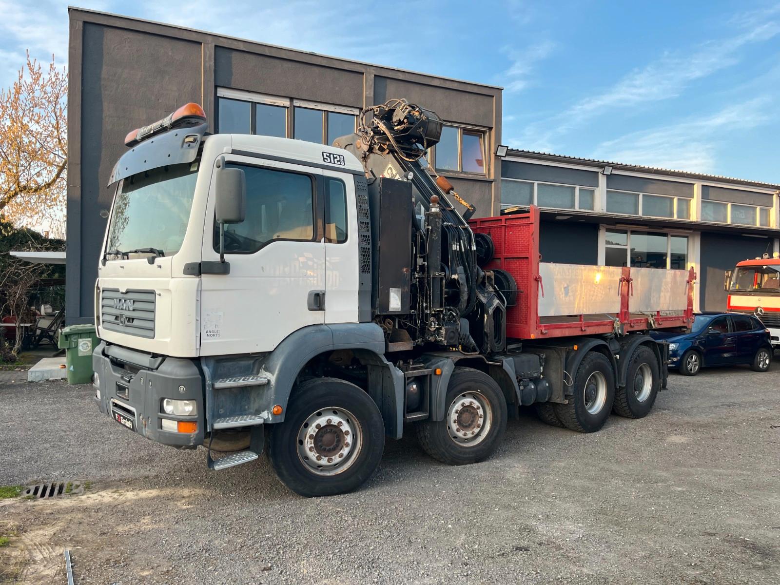 MAN TGA 41-360 * 4X8* HIAB XS 800E-6 JIB 165 X-4*