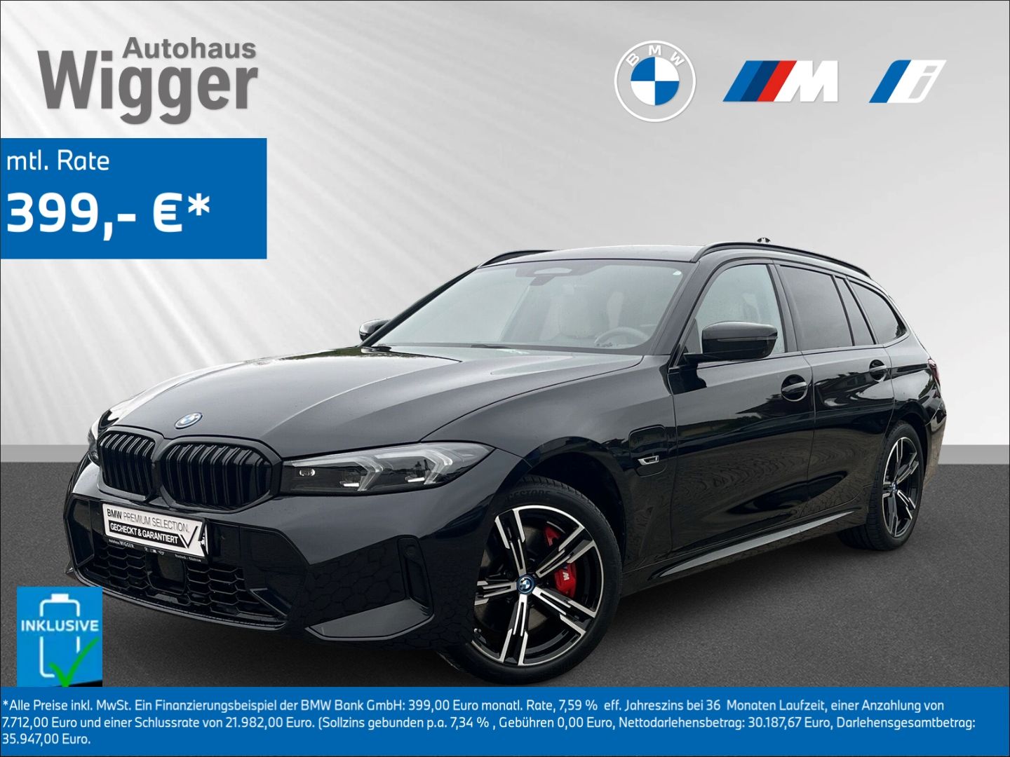 BMW 330 e M Sport xDrive HUD Nav Leder Harman Kardon foto 1